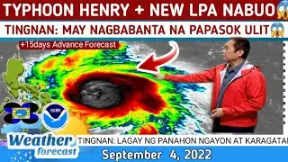 TYPHOON HENRY at  NEW LPA NABUO⚠️ 😱LANDFALL?|WEATHER UPDATE TODAY SEPTEMBER 4, 2022| FORECAST