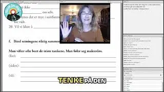 Norsk For Deg! med Cecilie L&oslash;nn: 'For' et vanskelig ord?