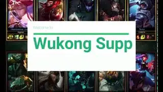 Wukong Support Monkey time Video| Preseason to season 8| New Runes| by Jaina 2017| Bot lane| LOL