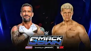 Cody Rhodes Vs CM Punk - No Holds Barred Match At WWE Smackdown
