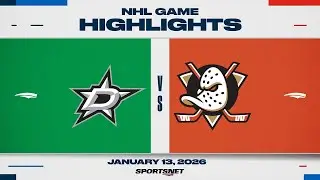 NHL Highlights | Stars vs. Ducks - January 13, 2026