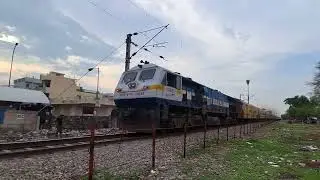 Jodhpur-Bhopal Express With Newly POHed Wdp4 | Pure Diesel Bliss | 20086 wdp4