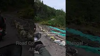 Road Condition In North Bengal After The Disaster⚠️ #northbengal #disaster #darjeeling