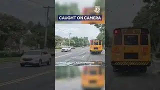 Caught on camera: Police release video of driver speeding past stopped school bus in Gastonia