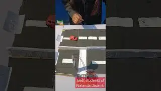 Road Accident Prevention project Working Model . Science Exhibition 2023