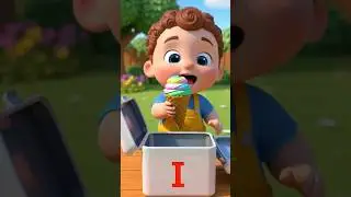 ABC Song for Kids (I-L) | Fun Alphabet Nursery Rhyme | ABCD Learning Song #abcd #kidssongs #shorts
