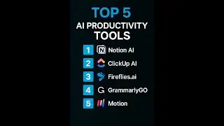 TOP 5 AI PRODUCTIVITY TOOLS in 2025 &ndash; Boost Your Workflow with AI