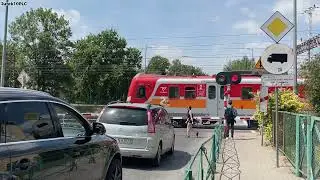 Przejazd kolejowy Janikowo, ul. Dworcowa // Polish Level Crossing