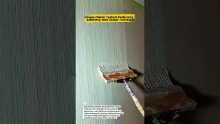 Creative Plaster Wall Pattern Technique &mdash; Demonstrated by a Pro