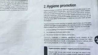 Hygiene promotion 