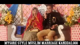 Mysore style Muslim wedding🤵👰#wedding video