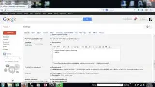 How to create an Email Signature in Google Gmail
