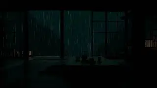 Winter Forest Rain 🌧️ Night Ambience for Deep Sleep, Relaxation & Calm