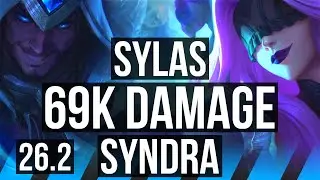 SYLAS vs SYNDRA (MID) | 69K damage, Good KDA: 22/3/11 | EUW Grandmaster | 26.2