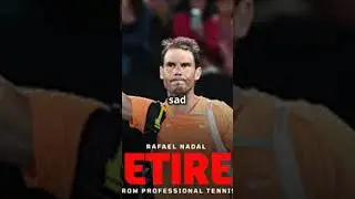 🎾Rafael Nadal Announces Retirement from Tennis 😢 #rafaelnadal #retirement  #breakingnews #tennisnews