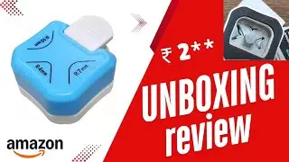 Round paper corner cutter 3 in 1 way punch #craft #DIY unboxing review amazon  ||  TechBox Shubham