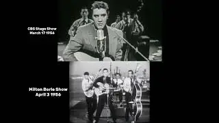 Blue Suede Shoes | Elvis Presley | CBS Stage Show Vs Milton Berle Show
