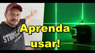 Nível a laser. Aprenda usar