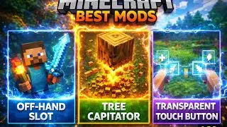 These 3 Minecraft Mods Will Change Your Gameplay Forever ⚡😳