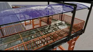 PEDESTRIAN OVERPASS WITH FLAT TYPE RAMP TYPE 33
