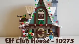 LEGO Winter Village Elf Club House - 10275 - Speed Build & Review