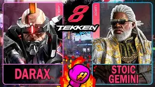 Tekken 8🥊Darax (JACK-8) VS Stoic Gemini (LEROY)🥊4K 60ᶠᵖˢ🥊TK8 🥊#tekken8