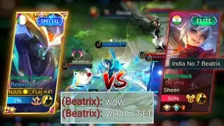 AGGRESSIVE TANK BELERICK VS TOP SUPREME BEATRIX | FLICKER+ULTI COMBO| NON-STOP ROTATION!!!!