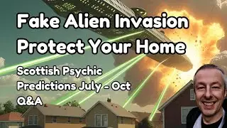 Fake Alien Invasion & Protect Your Home | Scottish Psychic Prediction July - Oct