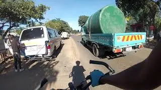 [Road Cycling]  Twin Palm Rd &rarr; Lake Rd &rarr; Middleway Rd &rarr; Leopards Hill Rd  | May 2021 | Lusaka Zambia
