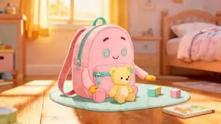 A Little Backpack Feels Lighter | Tiny Feelings Home