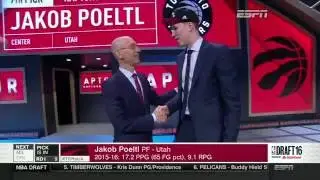 Raptors Select Jakob Poeltl 9th Overall - June 23,  2016