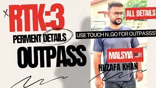 RTK:3 | Permits Details | Outpass Details |All Details In Just 4 Mint #permits #outpass #malaysia