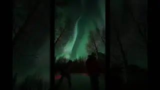 la nostra Aurora Boreale Rovaniemi #nottemagica Solstizio d'inverno #northernlights #auroraborealis