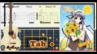 Guitar Tab - Kimi wo Omou Merodii (Shuffle!) OST Fingerstyle Tutorial Sheet Lesson #Anp