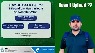 🎓 Last Chance! HAT/USAT Test Registration for Stipendium Hungaricum 2026 &ndash; Don&rsquo;t Miss Out! 🚀