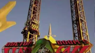 Doctor Doom's Fearfall Islands Of Adventure 2012 HD Off Ride