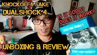 DUALSHOCK 4 Knockoff / Fake [OEM] Controller Unboxing and Review
