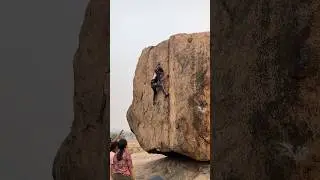 Climber Suvojit Done A Fantastic Route #bouldering #rockclimbing #climbing #boulder #climb