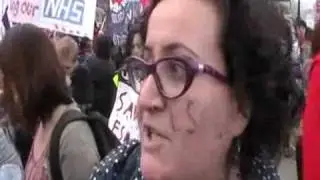 Migrants at the Anti-cuts march