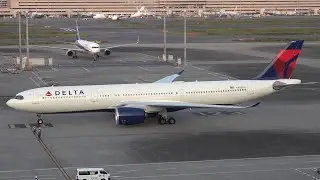 Delta Air Lines Airbus A330neo N405DX Pushback [HND/RJTT]
