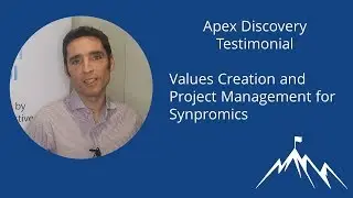Ken Macnamara of Synpromics on working with Apex Discovery