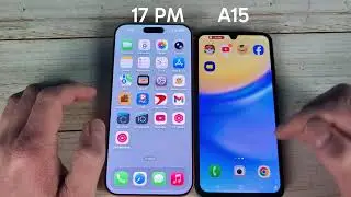 iPhone 17 Pro Max Vs Samsung A15 Speed Test Comparison 
