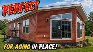 NEW EXCLUSIVE HOME Tours! Houses You've NEVER SEEN! Small Modular Home - Not so Tiny House Tour! 4K