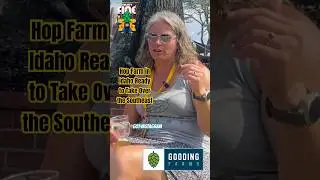 Next Gen of Gooding hops takes the Southeast by storm! #shorts #hopfarm #beerhops #craftbeer #grower