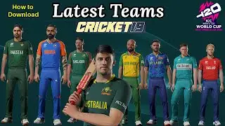 How to Download Latest Teams in Cricket 19