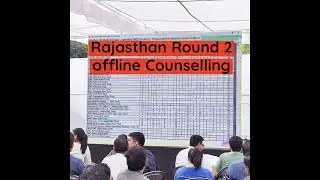 Rajasthan Round 2 Offline Counselling day - 1 || Dr Counsellor Neet