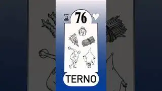 Terno. 34, La cicala, 76, La tortura, 32, Il chierichetto. #smorfia #smorfianapoletana  #shorts
