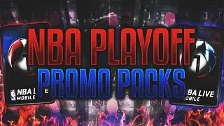 NBA LIVE MOBILE | BEST PROMO YET!! CRAZY NBA PLAYOFF PROMO! 6x Playoff Pack Opening!