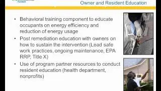 Integrating Weatherization with Lead Hazard Control