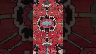 19th Century Persian Heriz Rug #antiquerug #antique #vintagerugs #rugcollection